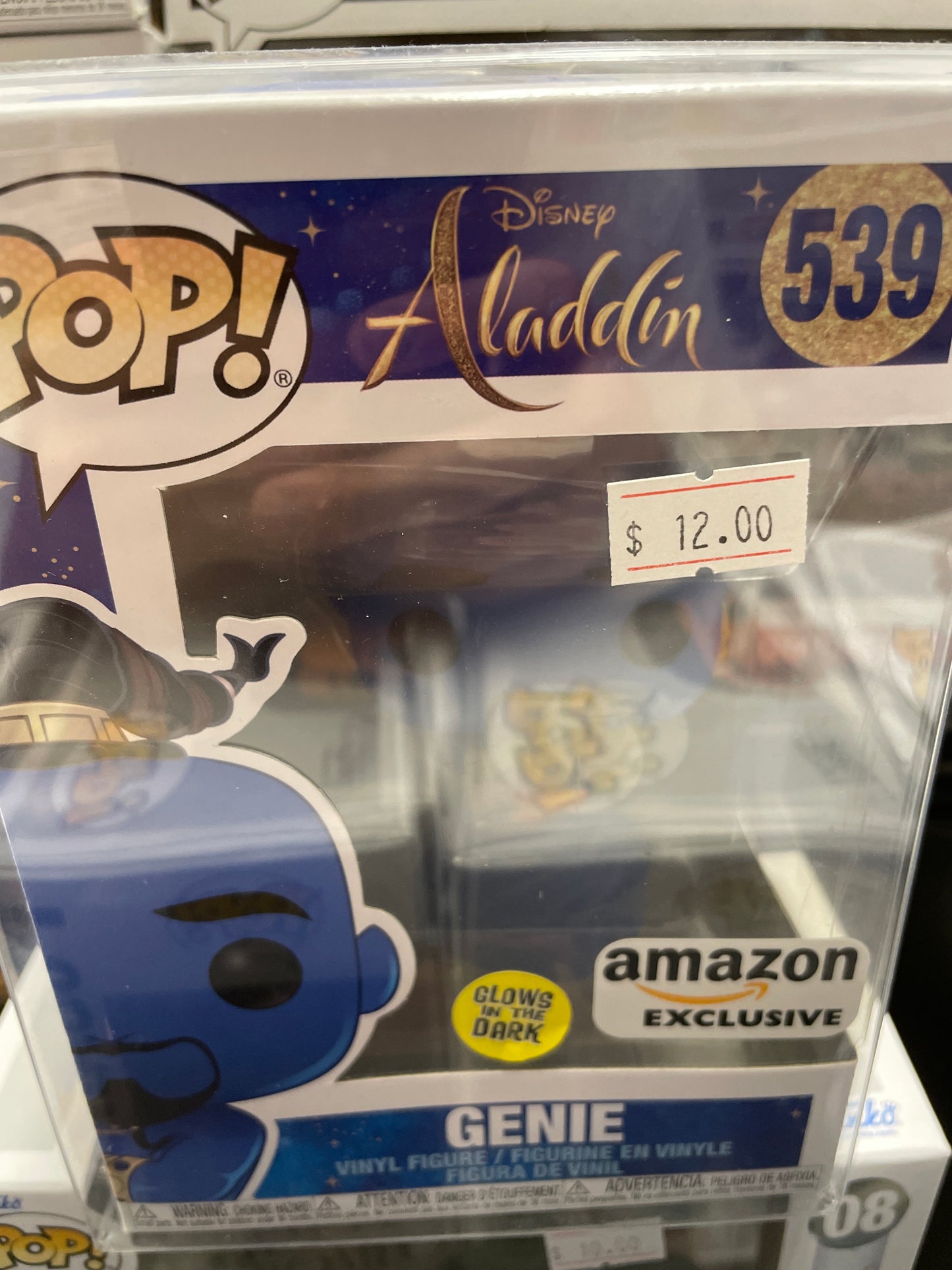 Disney Aladdin Amazon exclusive Genie Funko Pop art series