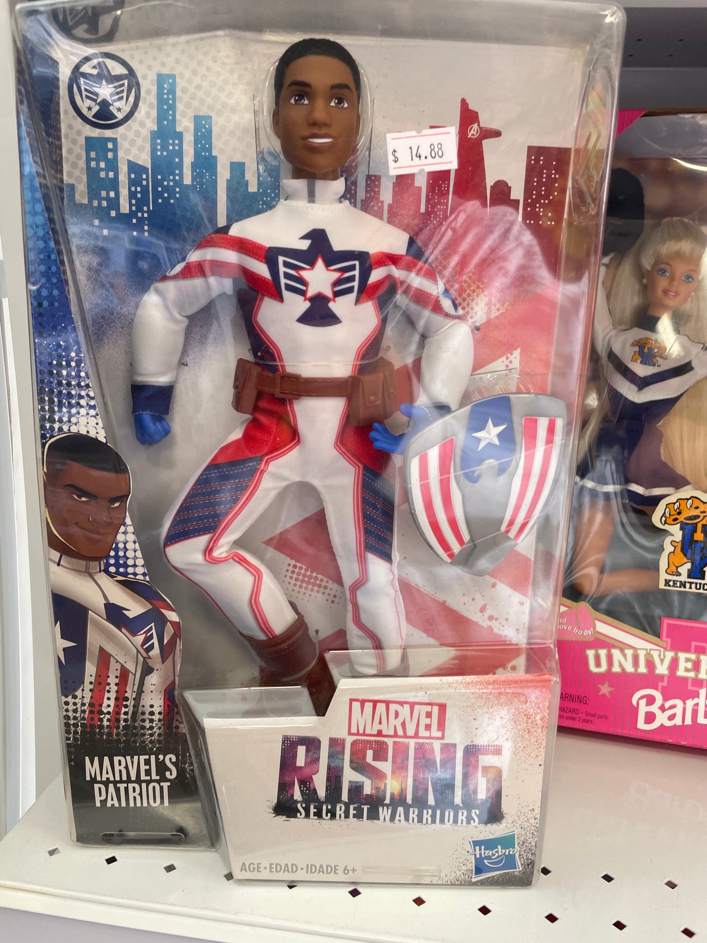 Barbies Marvel Rising secret warriors Marvels patriot doll