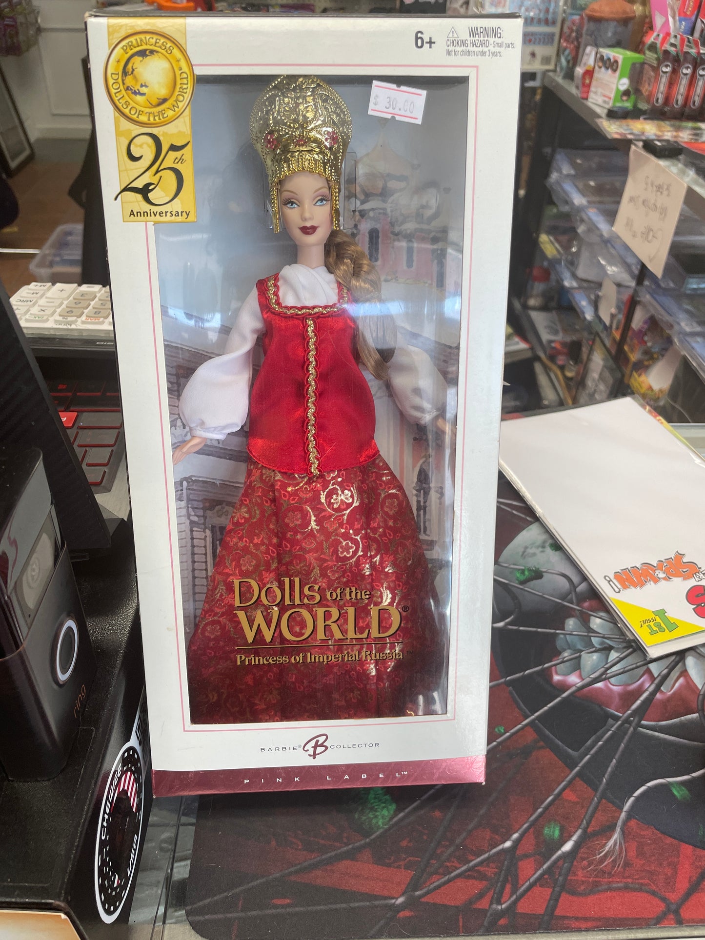 Barbie 25th anniversary Dolls of the world Pink label Princess Of Imperial Russia