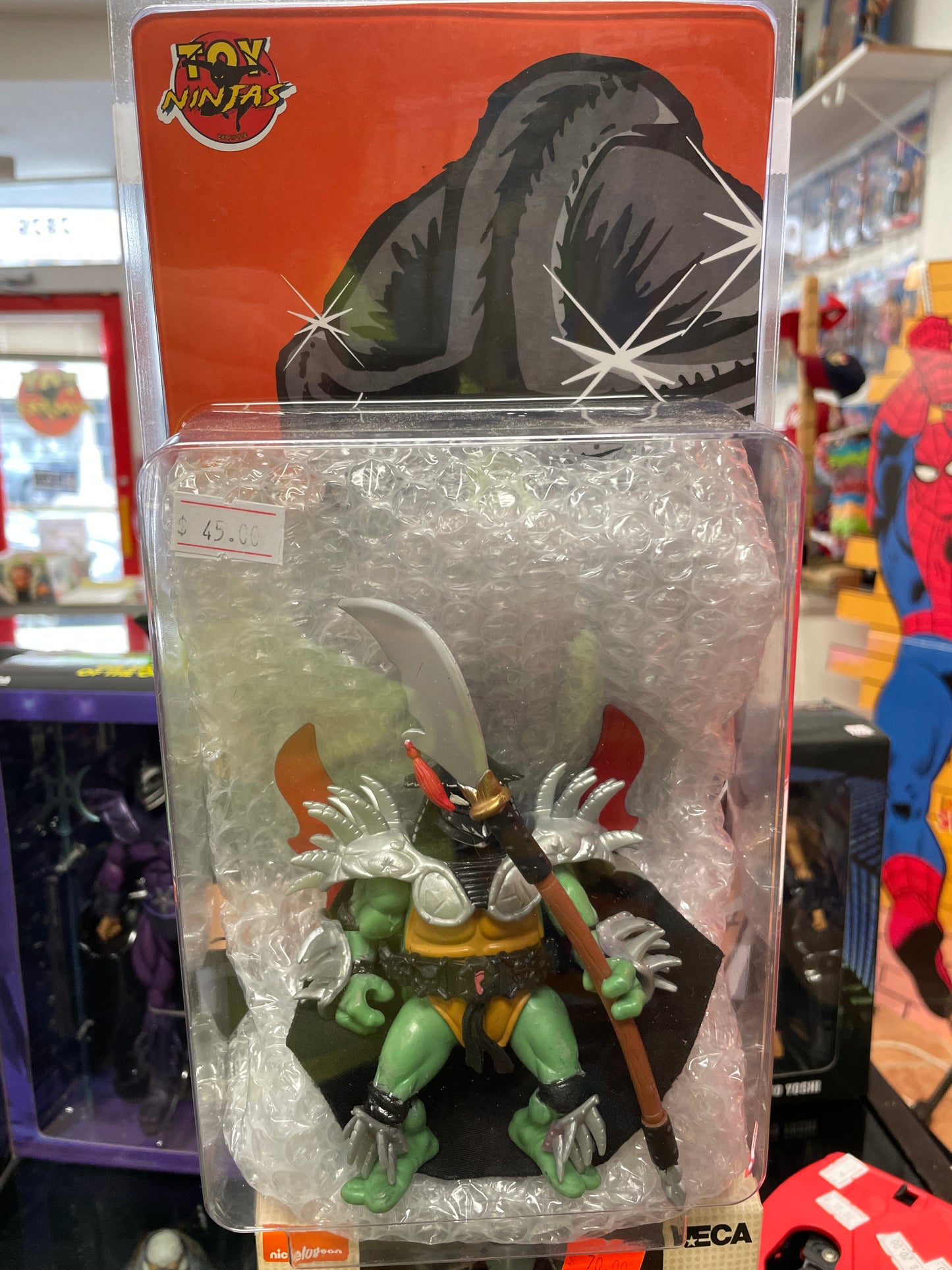 TMNT Customs by Toy Ninjas Shredder Raph action figure.