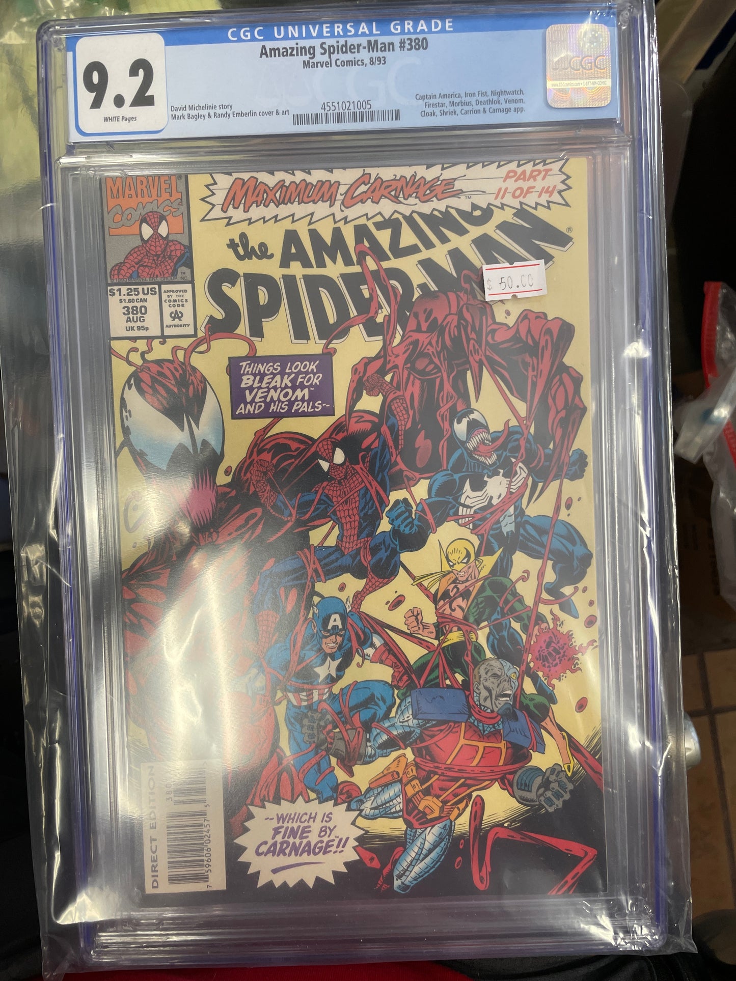 Amazing Spider-Man 380 CGC 9.2