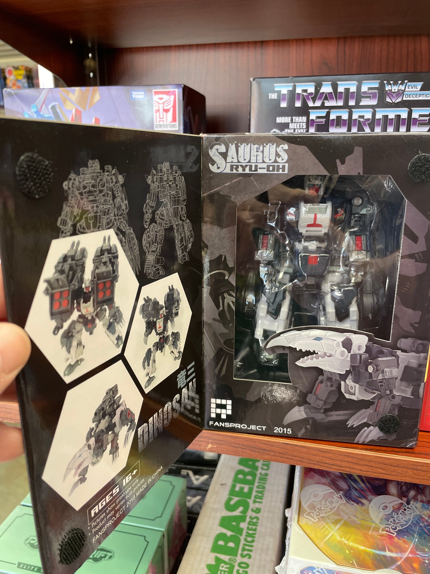 Saurus Ryu-Oh Dinosan Transformer KO by Fansproject