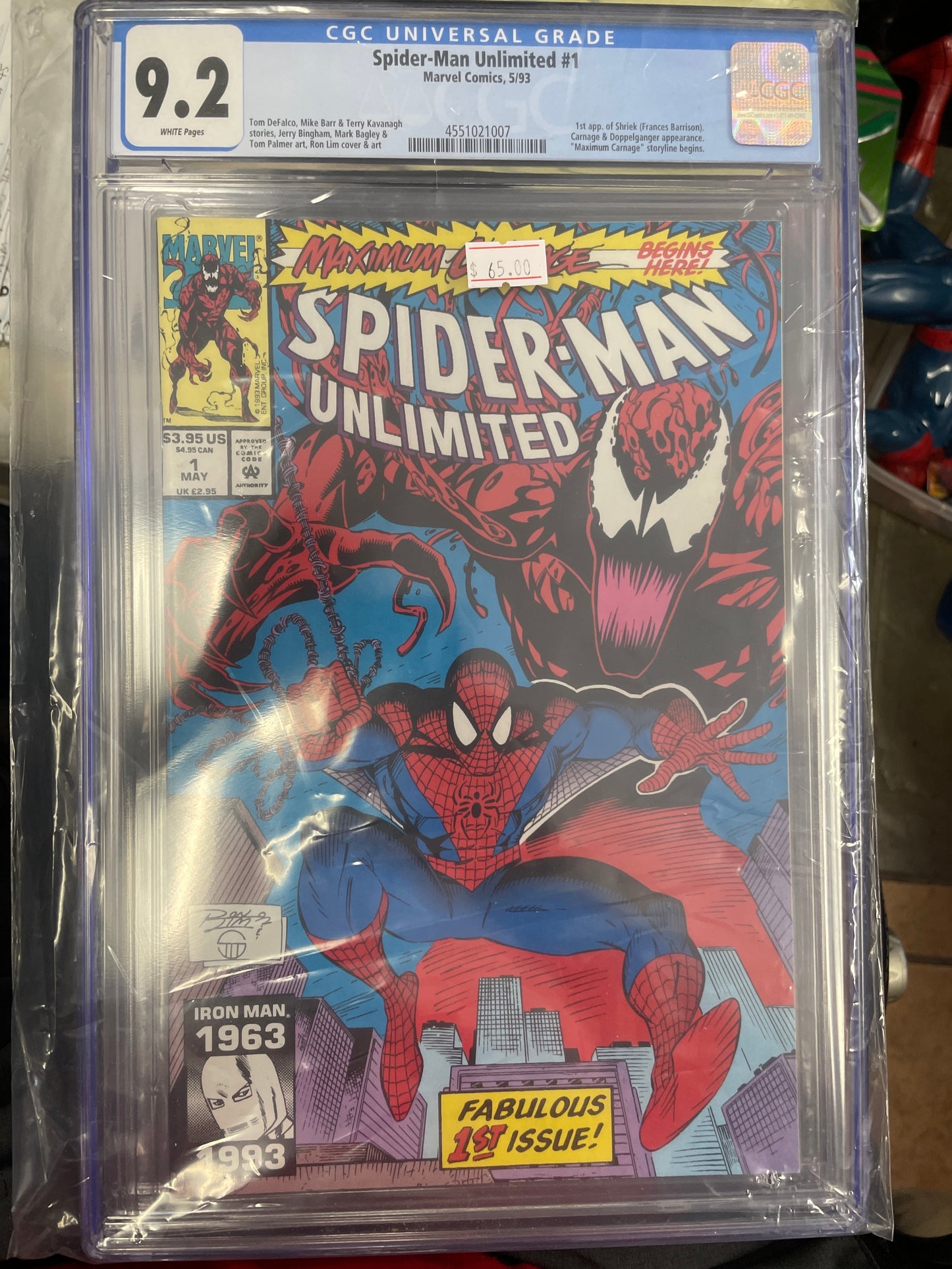 Spider-Man Unlimited 1 CGC 9.2