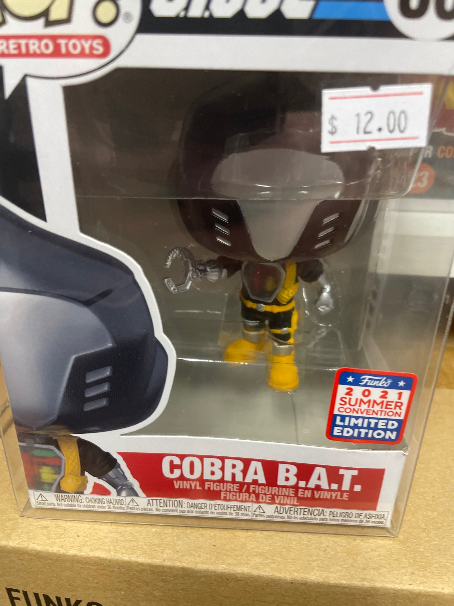 G.I.Joe Cobra B.A.T 2021 summer convention Funko Pop