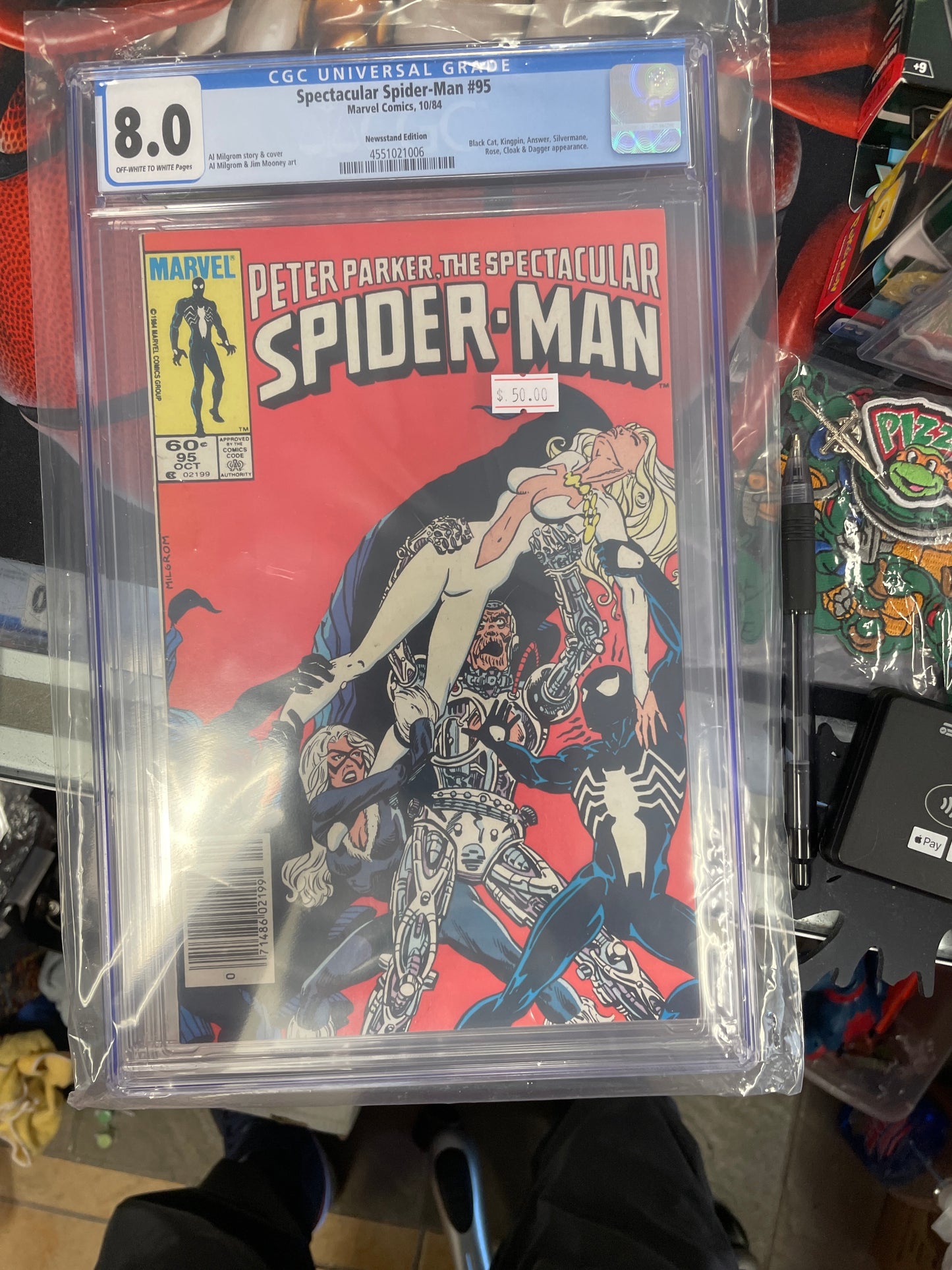 Peter Parker The Spectacular Spider-Man 95 CGC 8.0