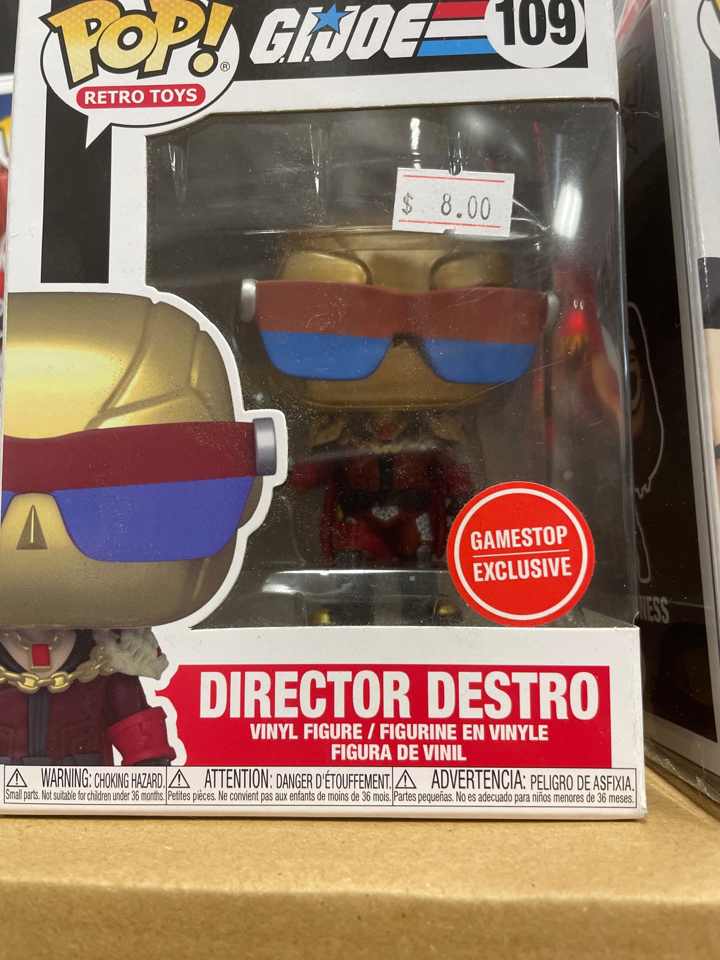G.I.Joe Director Destro GameStop exclusive Funko Pop