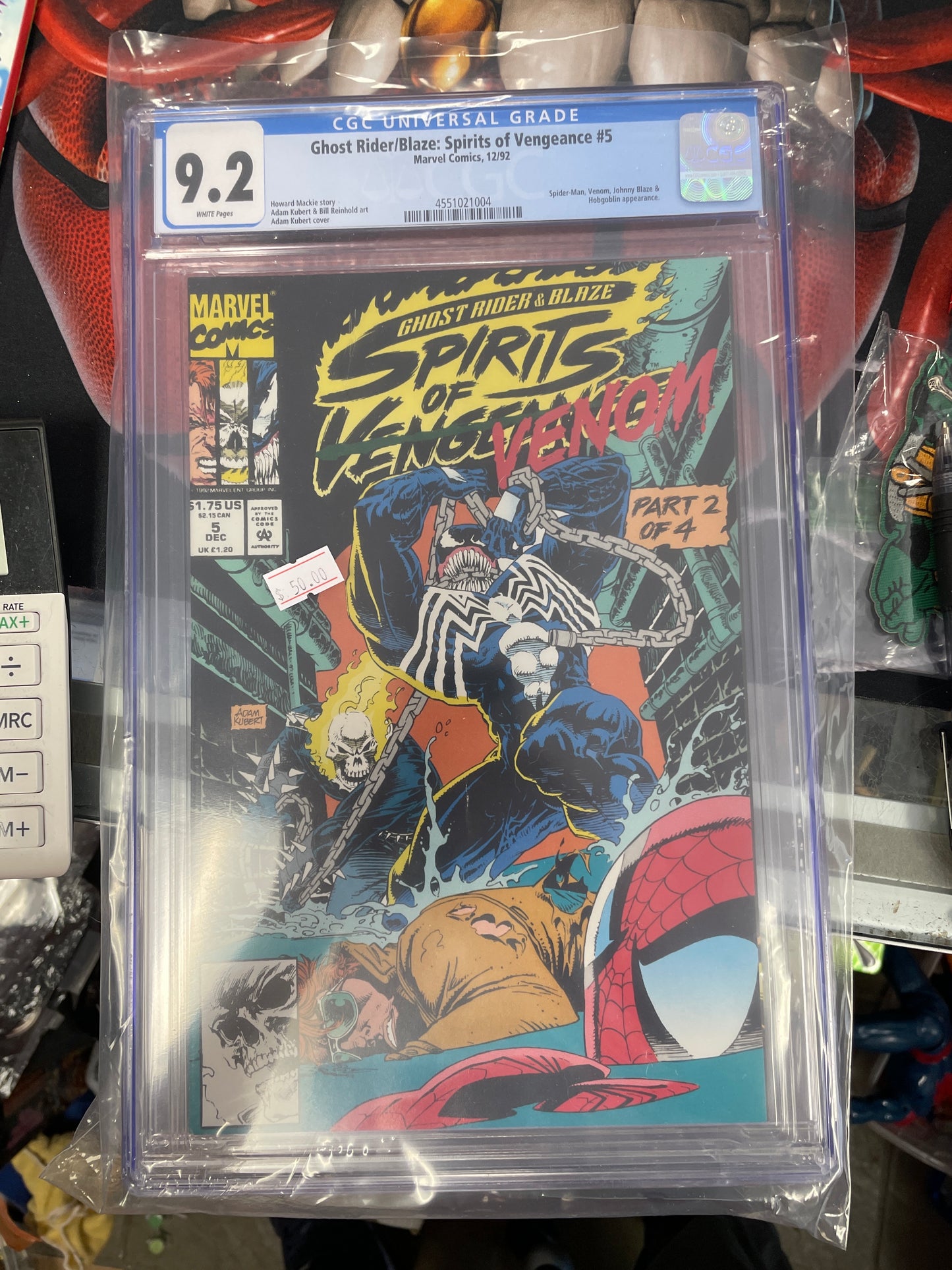 Spirits of Vengeance/Venom 5 CGC 9.2
