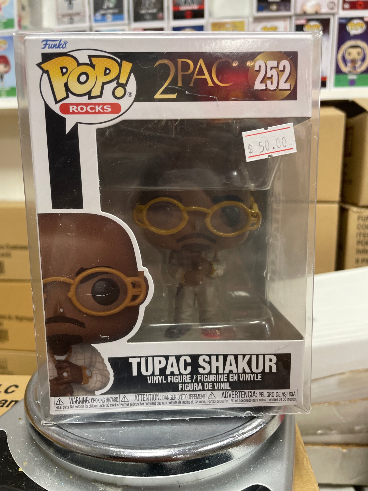 Tupac Shakur Rap Funko Pop #252