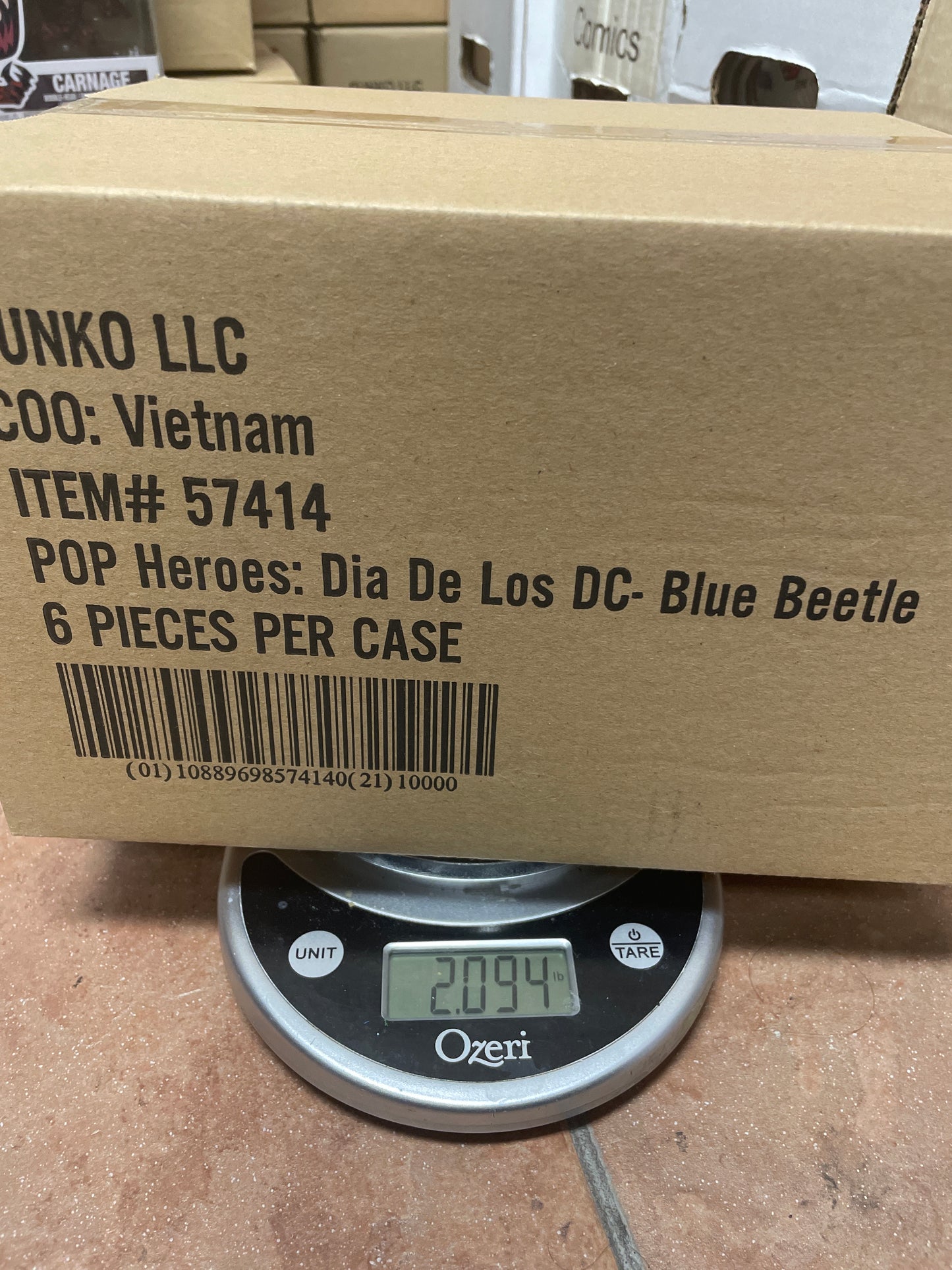 Funko Pop Blue Beetle Dis De Los DC pack of 6