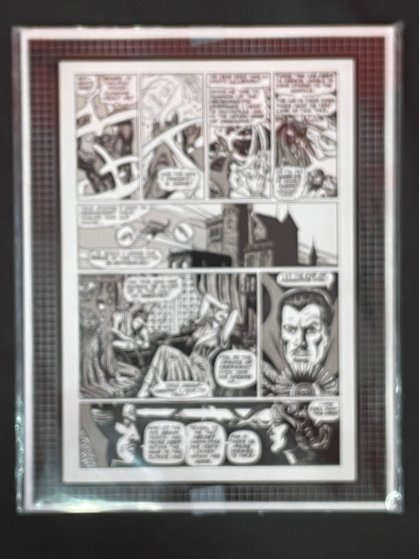 Marvel Premiere featuring Dr. Strange #7 with Production sheet pg. 17