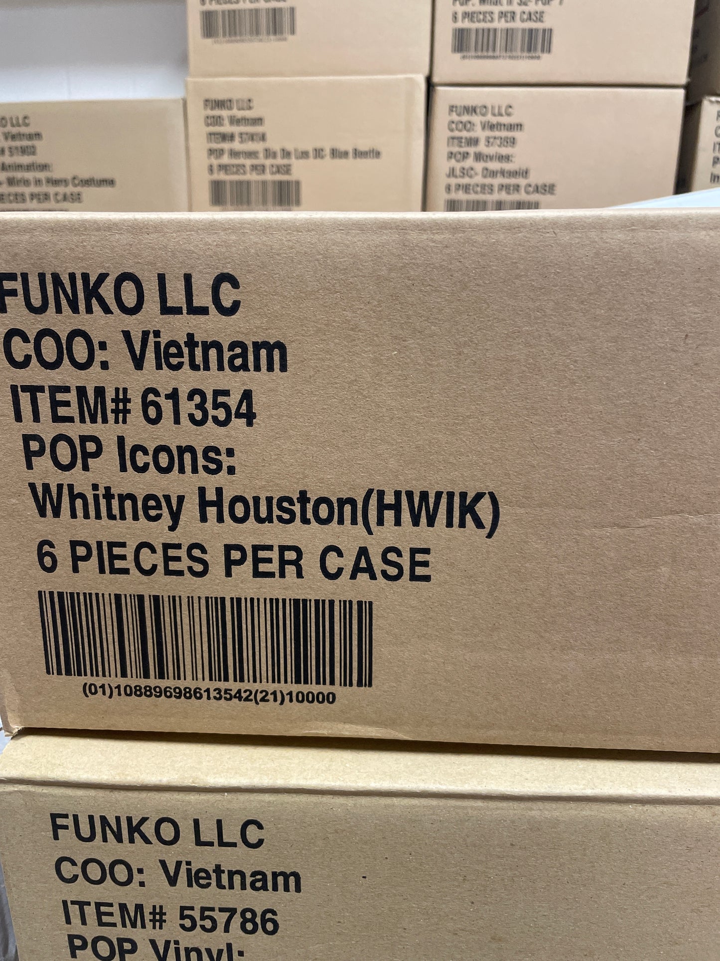 Funko Pop Whitney Houston 6 per case