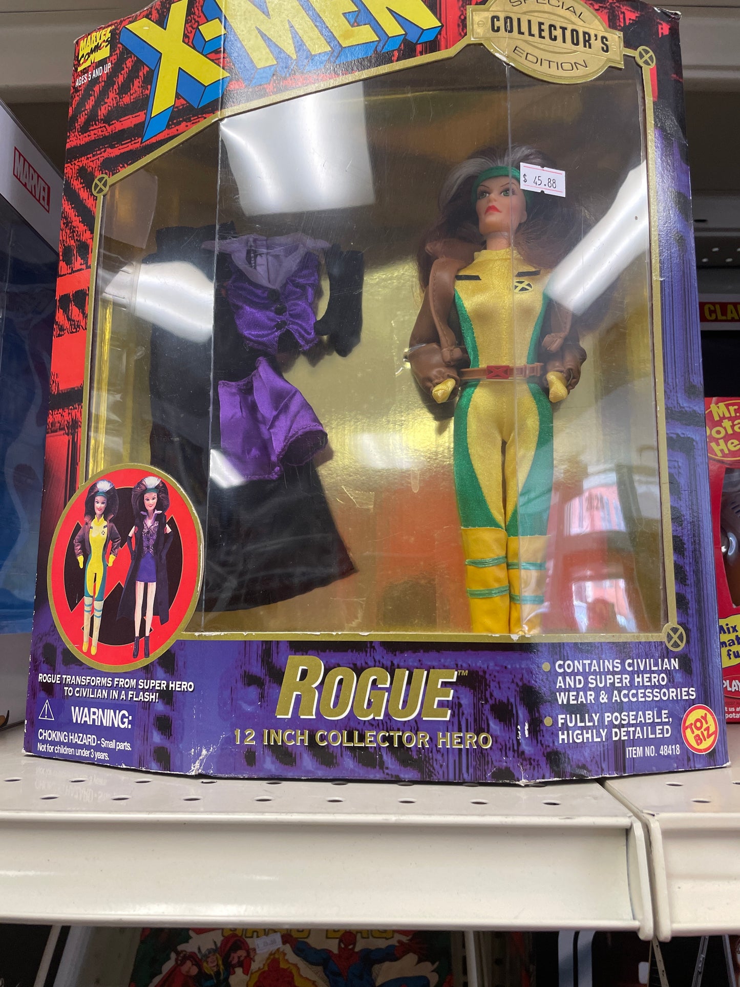 X-men Rogue 12 inch Collector Hero Special Collectors edition Doll