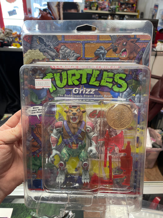 Treasure Monster Toys Shadow Line Grizz MOC w/ Dan Berger sig card