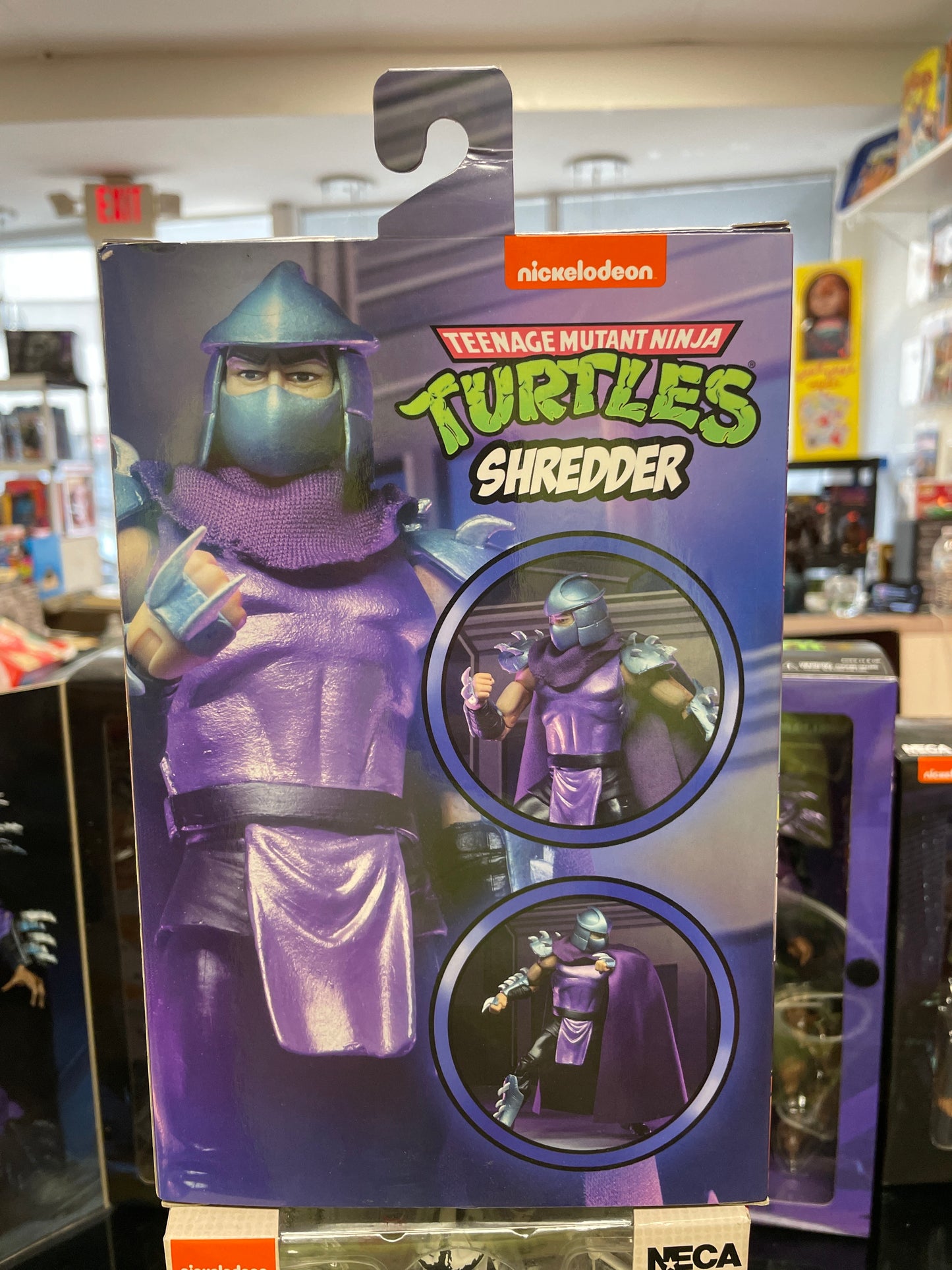 NECA Pinball Crate Teenage Mutant Ninja Turtles Toon Shredder action figure