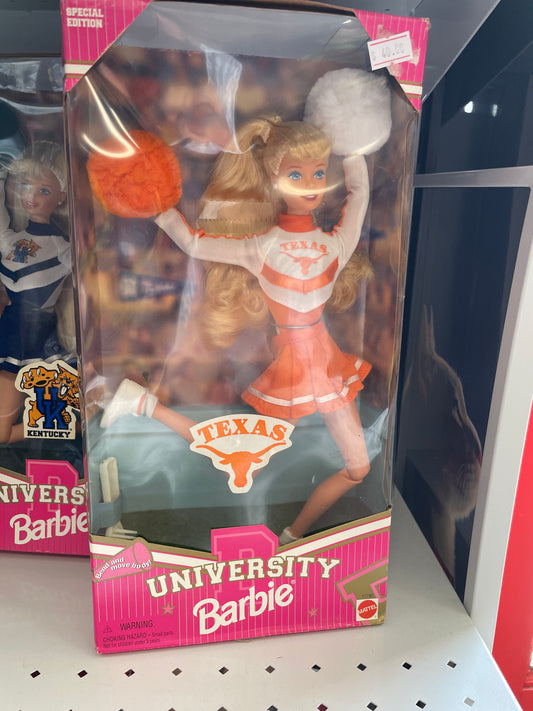 Barbie Texas Longhorns University Doll