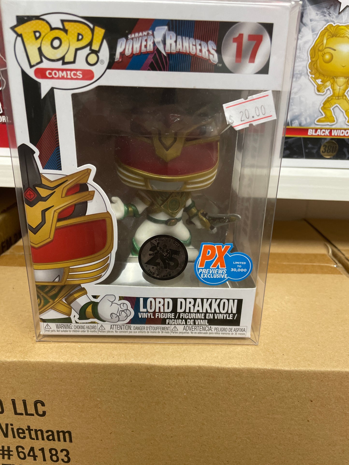 Sagan’s Power Rangers Lord Drakkon PX previews exclusive Funko Pop